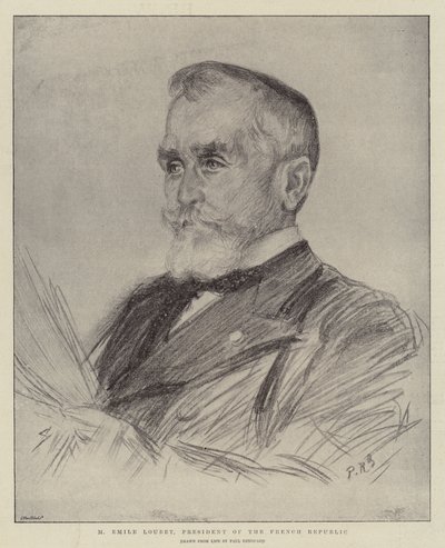 M Emile Loubet, President van de Franse Republiek door Charles Paul Renouard